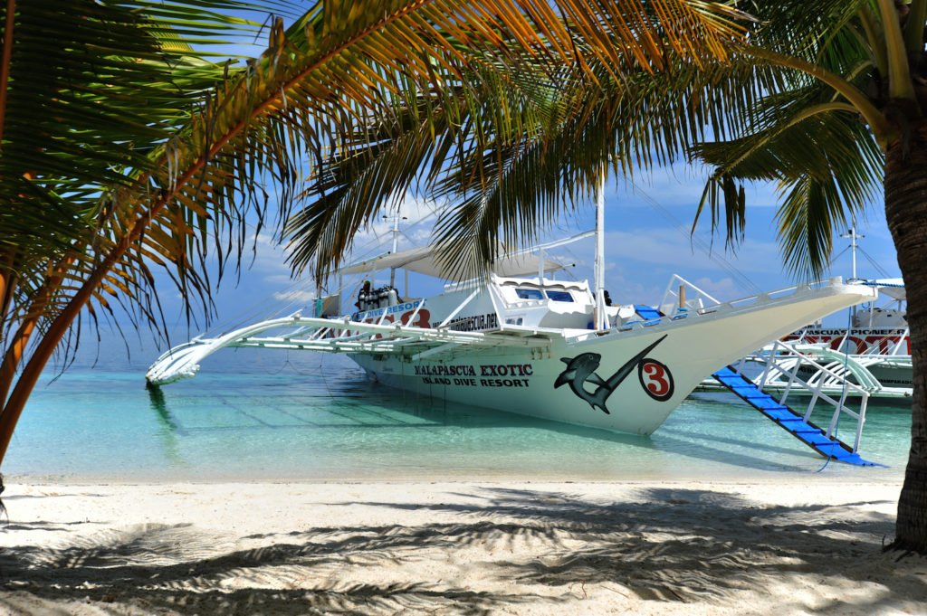 Exotic dive boat