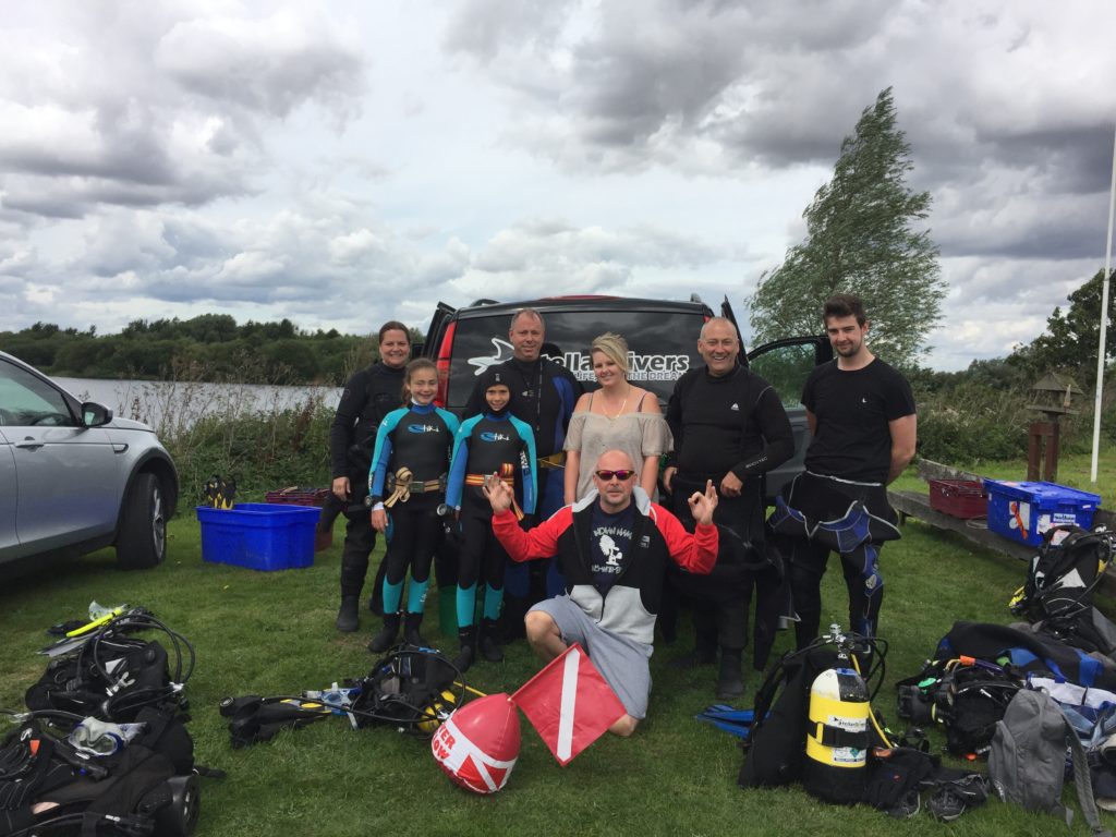 padi scuba diving lincoln