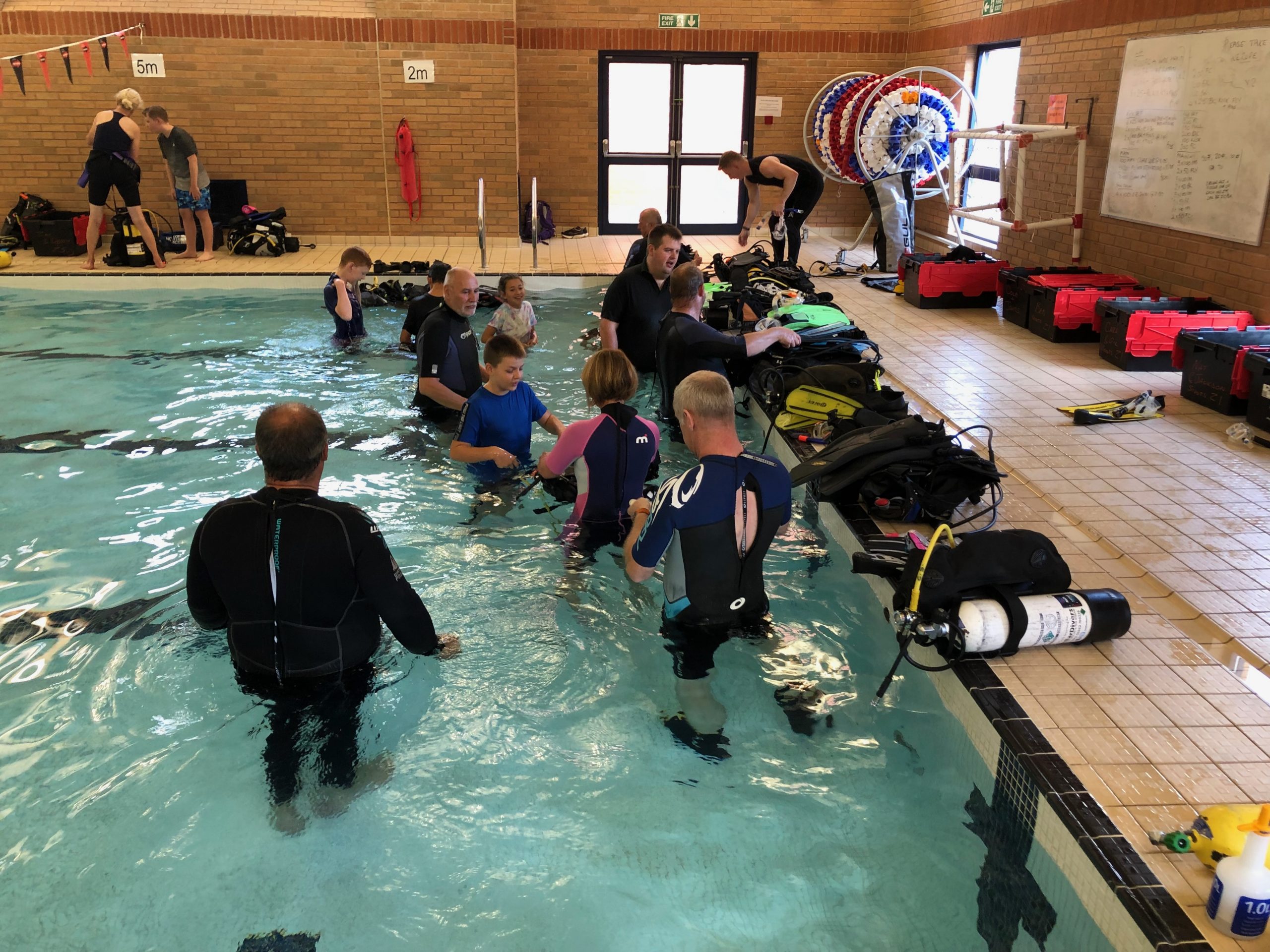 Scouts enjoying a PADI Discover Scuba Dive