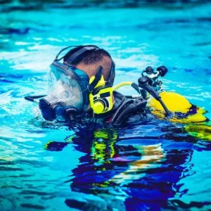 PADI Full Face Mask Diver