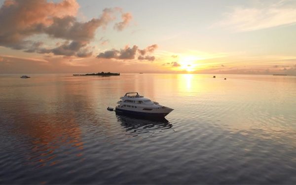 Sunset in the maldives