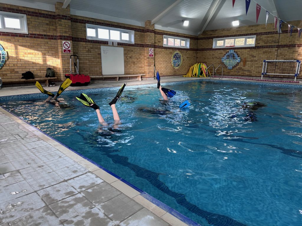 Students having PADI fun at LSST